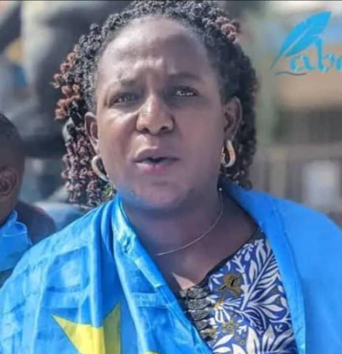 Me Néné Bintu Iragi, Présidente de la société civile du Sud-Kivu.