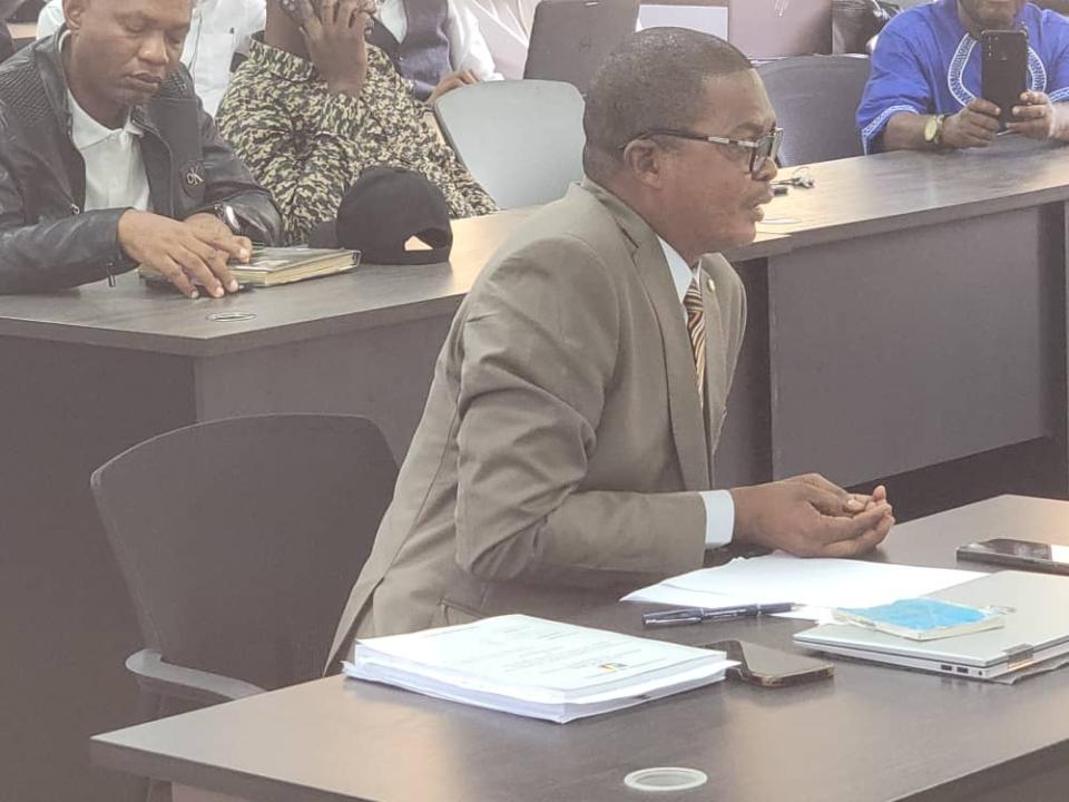 L'Assistant Baruti Kpako Michel, candidat D.E.S à la Faculté de Droit, option Droit économique social de l'UNIKIN