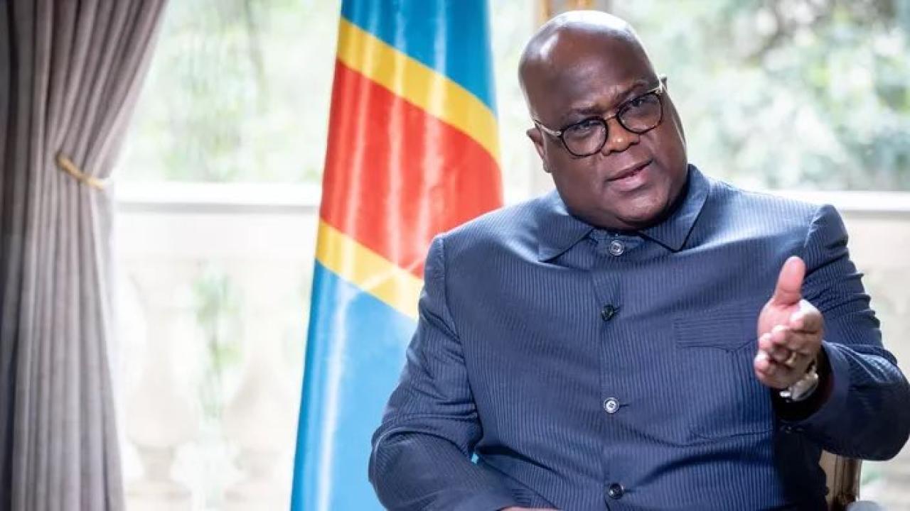 Le chef de l'État Félix Tshisekedi