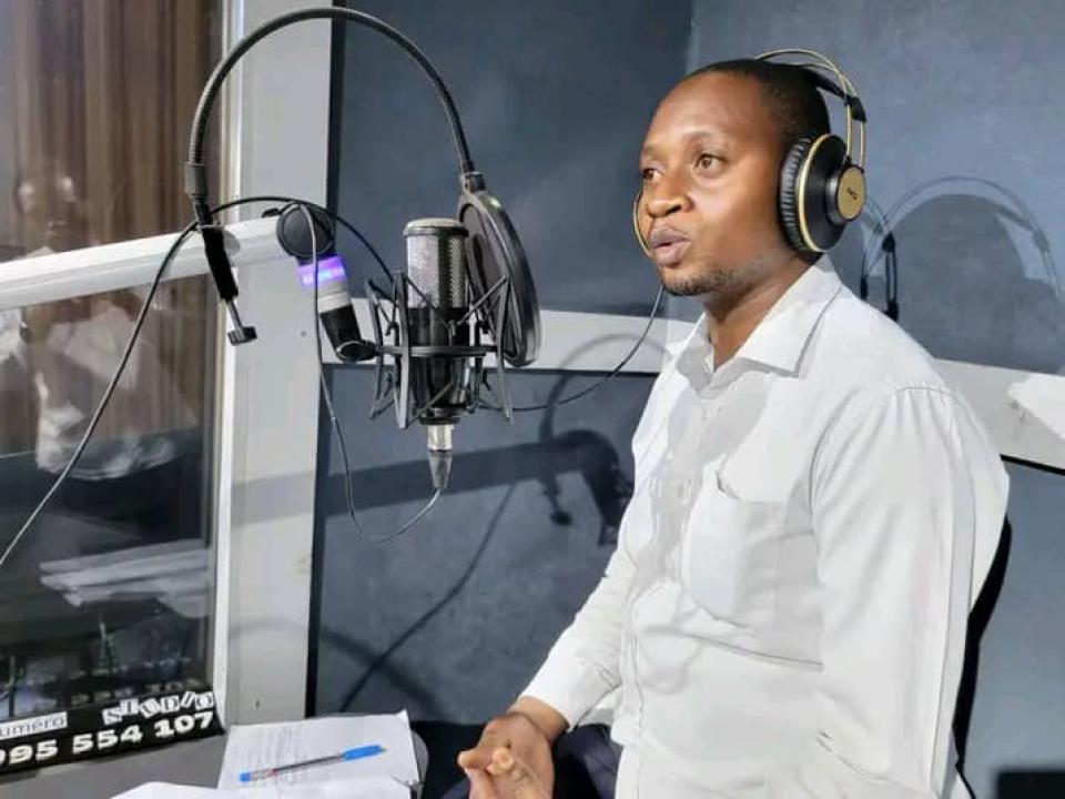 Justin Bizimana, président de la synergie des journalistes déplacés de la guerre du M23, vivant à Goma [photo d'illustration]