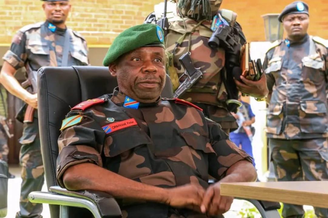 Le général-major Cirimwami Nkuba Peter, gouverneur militaire ad intérim de la province du Nord-Kivu
