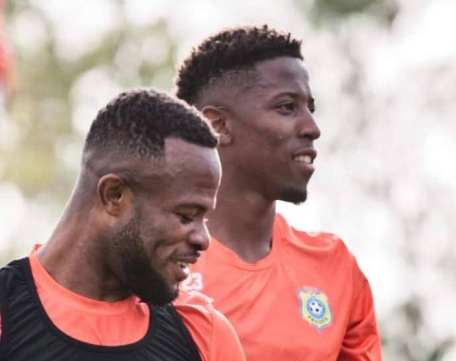 Meschack Elia et Simon Banza lors d'une séance d'entraînement à Rabat. [Photo d'illustration]