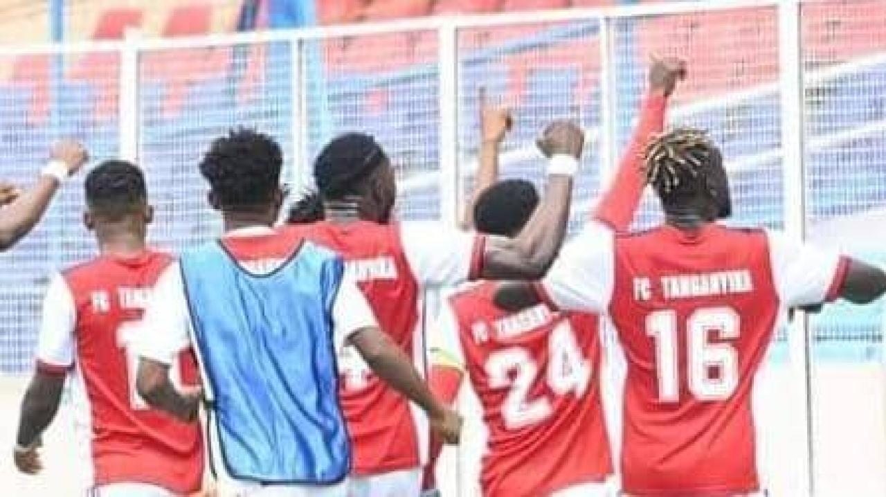 Les joueurs du FC Tanganyika après leur victoire devant le DCMP, au stade des martyrs. [Photo d'illustration]