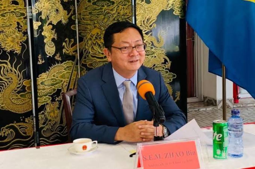 L'ambassadeur de la Chine en RDC, Zhao Bin.