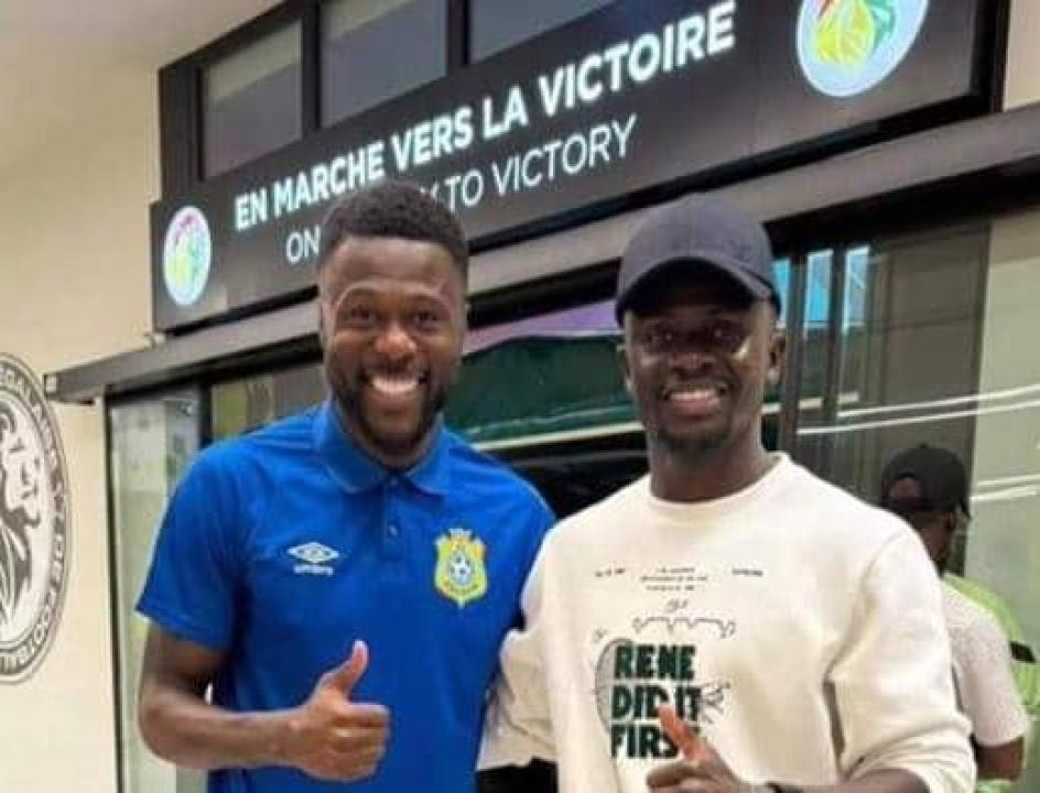 Chancel Mbemba et Sadio Mane à Dakar. [Photo d'illustration]