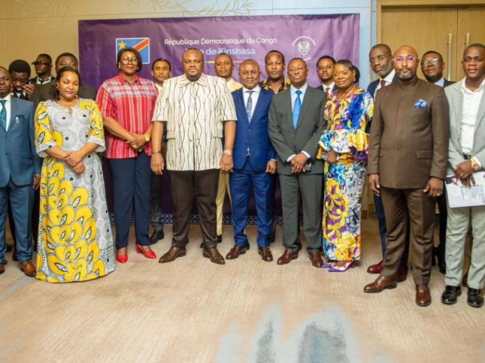 Le gouverneur Daniel Bumba et son gouvernement de Kinshasa