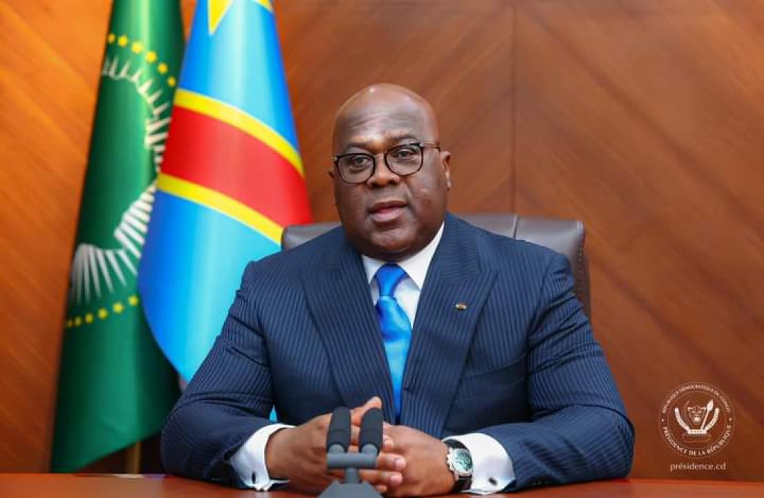 Le chef de l'État Félix Tshisekedi