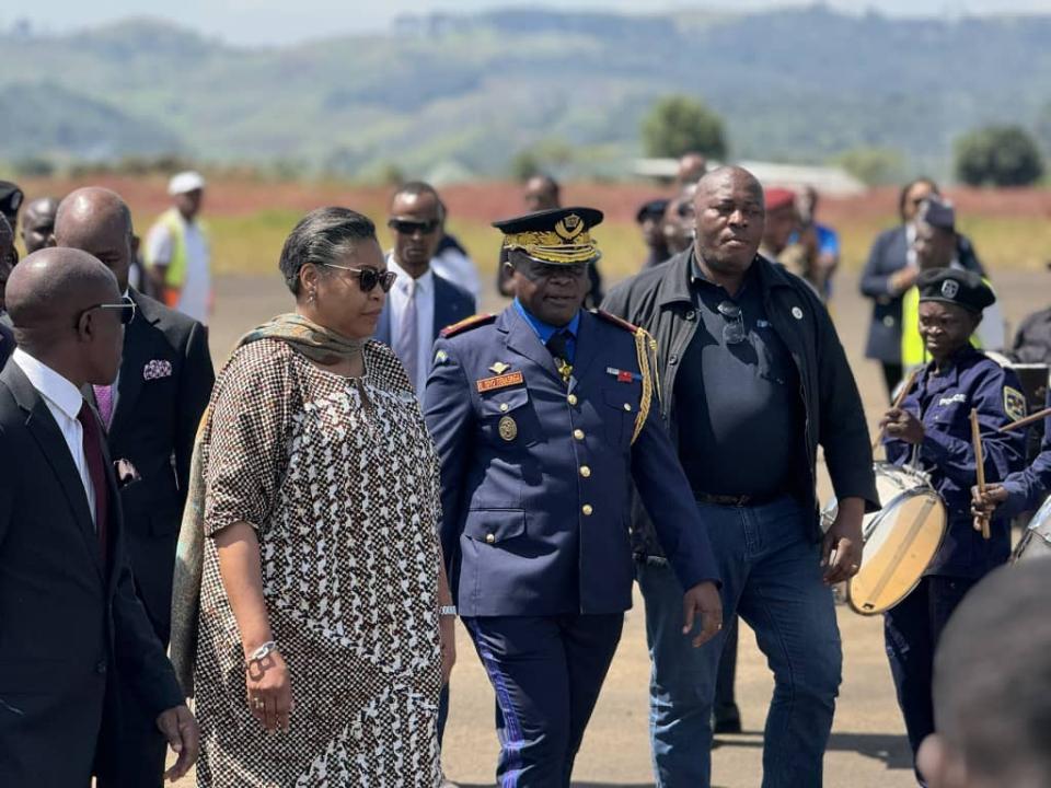 Arrivée de la Première ministre Judith Suminwa à Bukavu, mardi 25 juin 2024