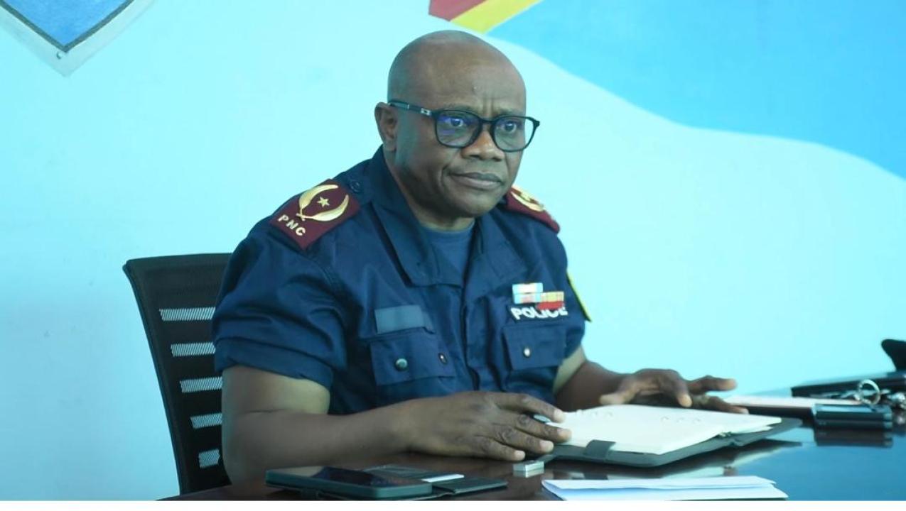 Le commissaire divisionnaire adjoint Blaise Kilimbalimba