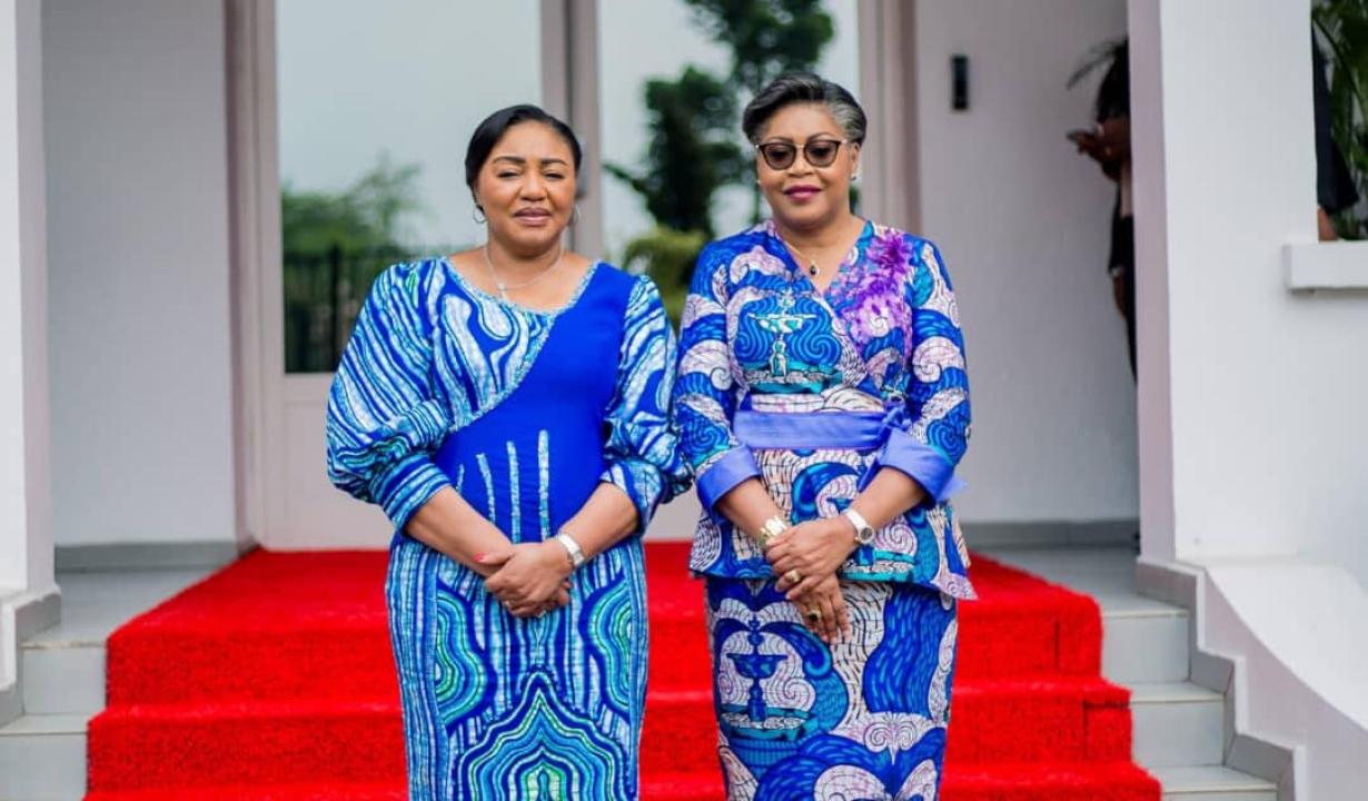 La Première dame Denise Nyakeru et la Première ministre Judith Suminwa, mardi 02 juillet 2024