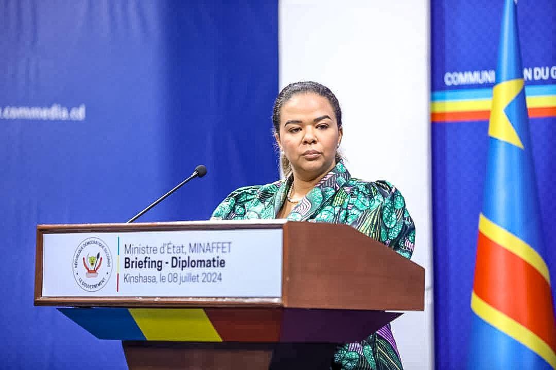 La ministre d’Etat chargée des affaires étrangères, Thérèse Kayikwambaa