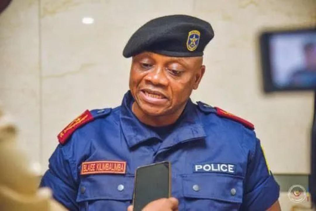 Le commissaire divisionnaire adjoint de la ville de Kinshasa Blaise Kilimbalimba