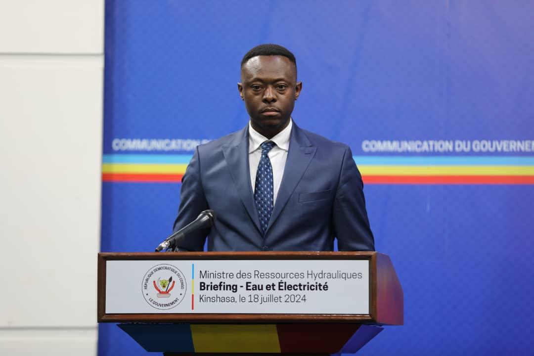 Teddy Lwamba Muba, ministre des Ressources Hydrauliques et électricité