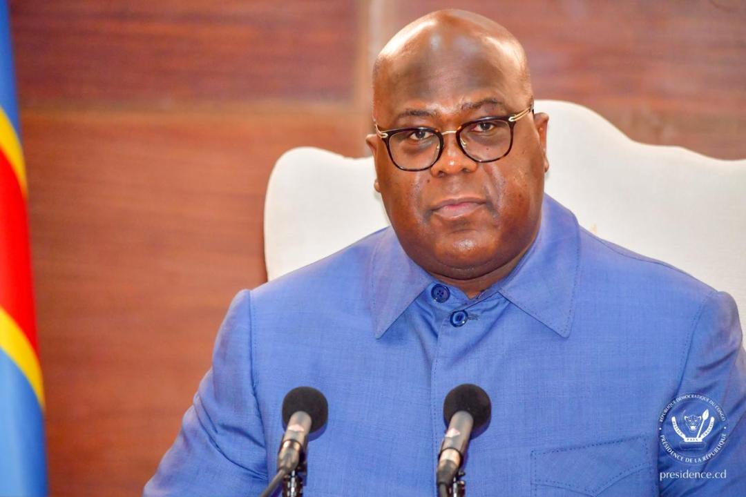 Le chef de l'État Félix Tshisekedi lors du lancement du séminaire gouvernemental, dimanche 21 juillet 2024