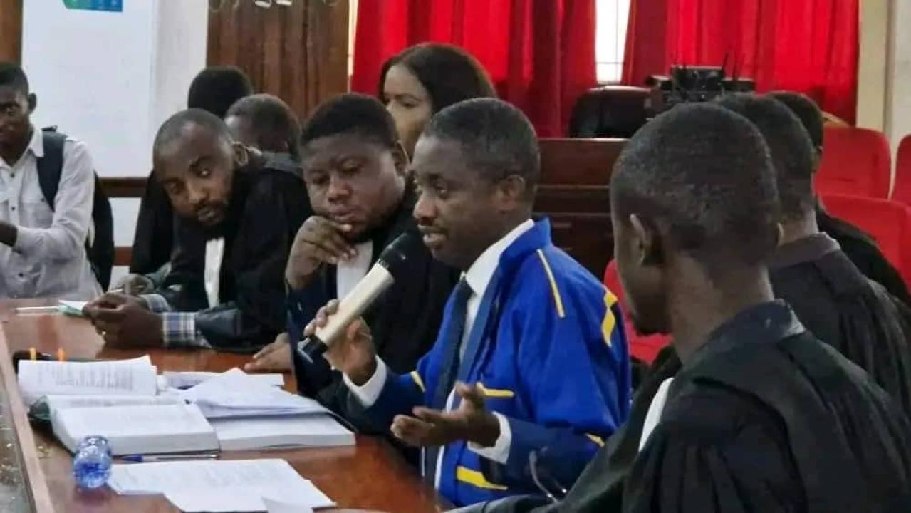 L'ex ministre Modero Nsimba au cours d'une audience publique ( photo d'illustration)