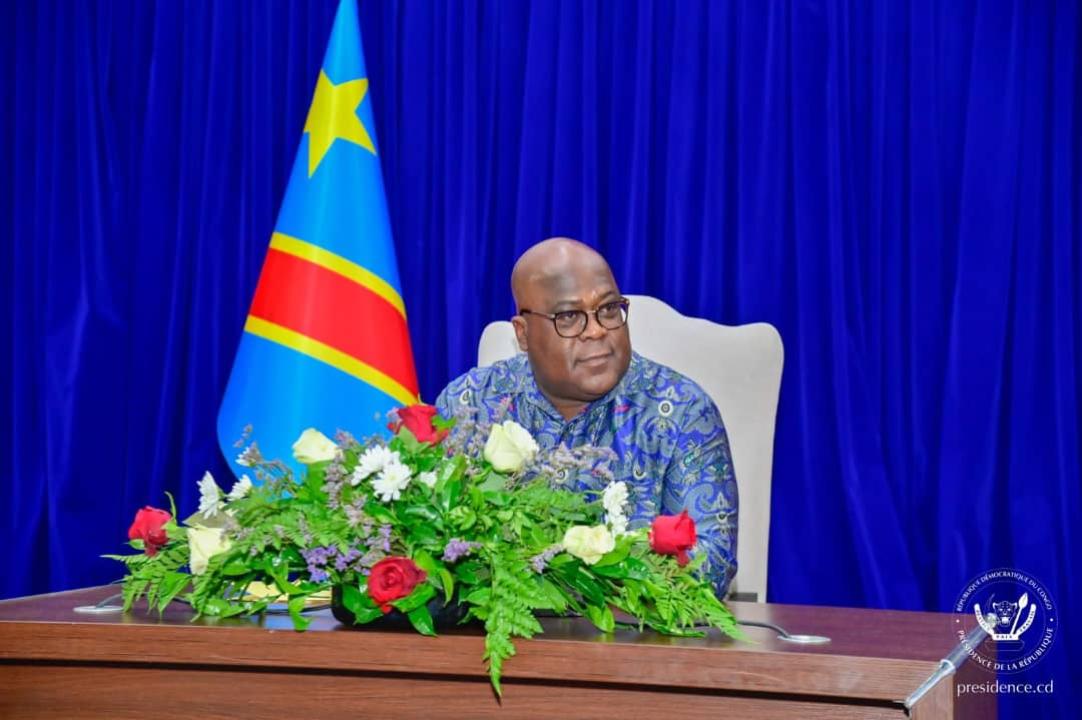 Le chef de l'État Félix-Antoine Tshisekedi Tshilombo
