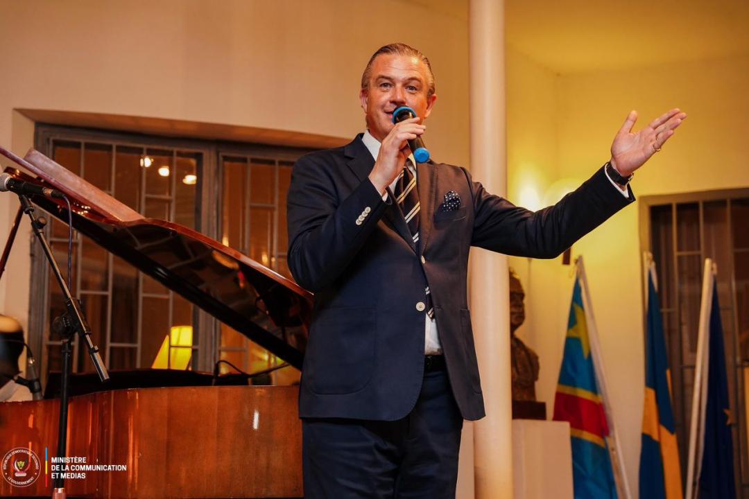 Henric Rasbrant, ambassadeur suédois arrivé fin mission en RDC