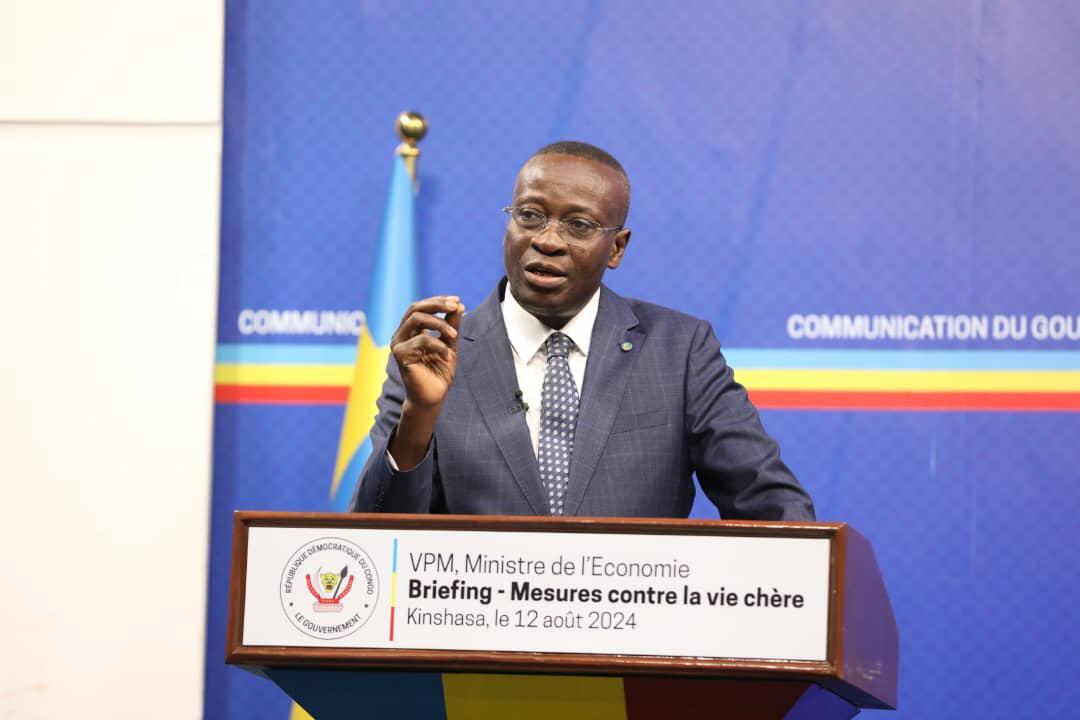 Le VPM Daniel Mukoko Samba de l'Économie nationale