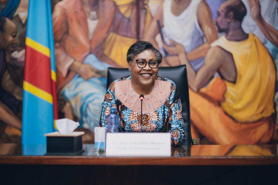 La Première ministre Judith Suminwa