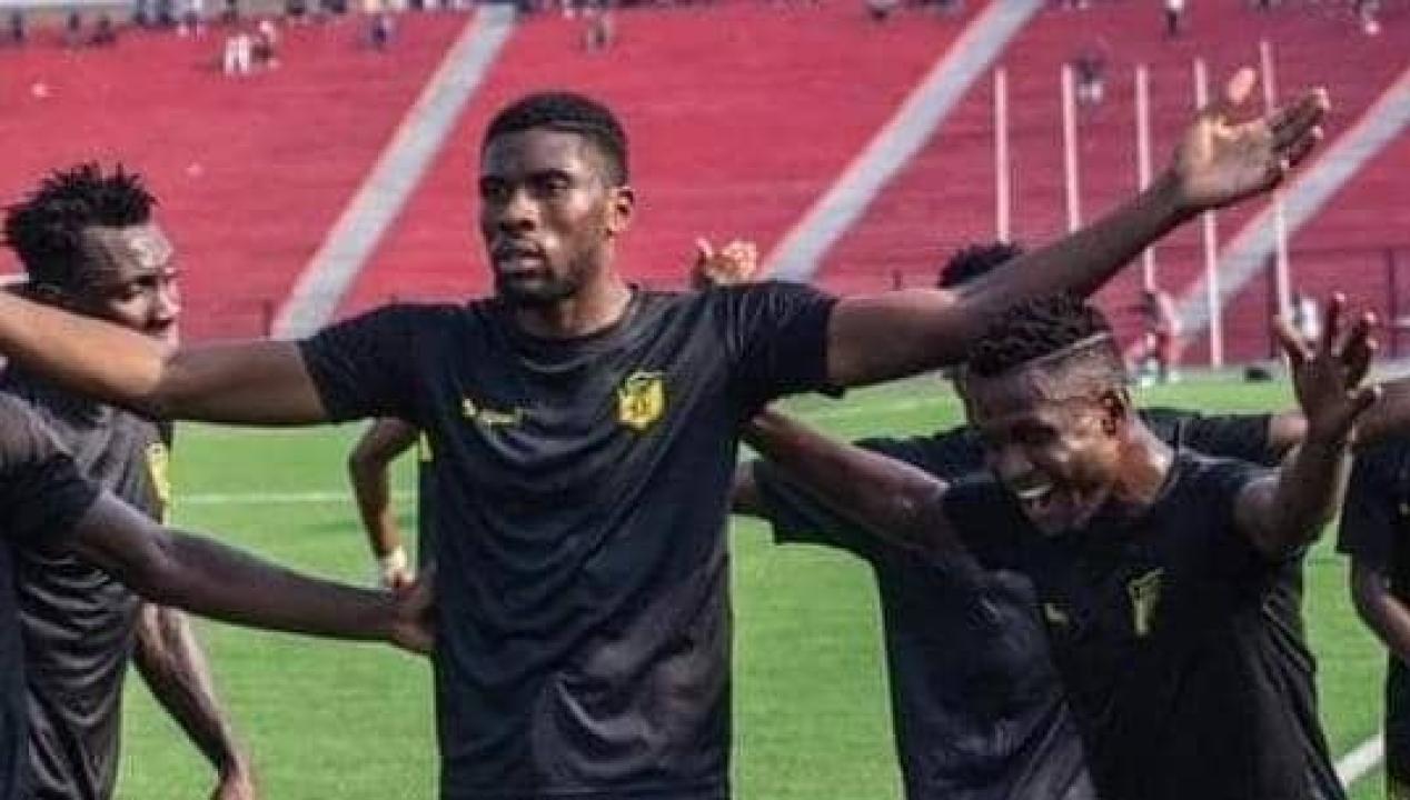 Les joueurs de l'AS Maniema Union en pleine célébration d'un but, au stade Tata Raphaël. [Photo d'illustration]