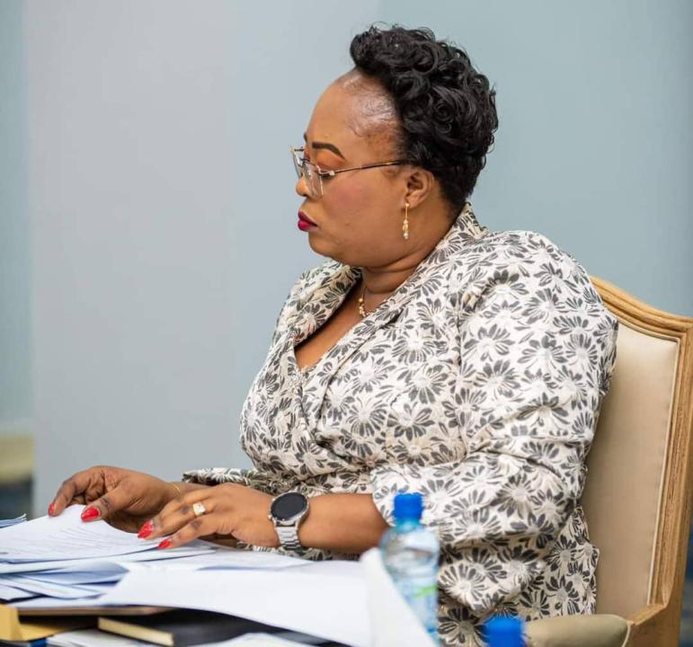 La ministre provinciale des Finances et Economie de Kinshasa Yvette Tembo Kulemfuka