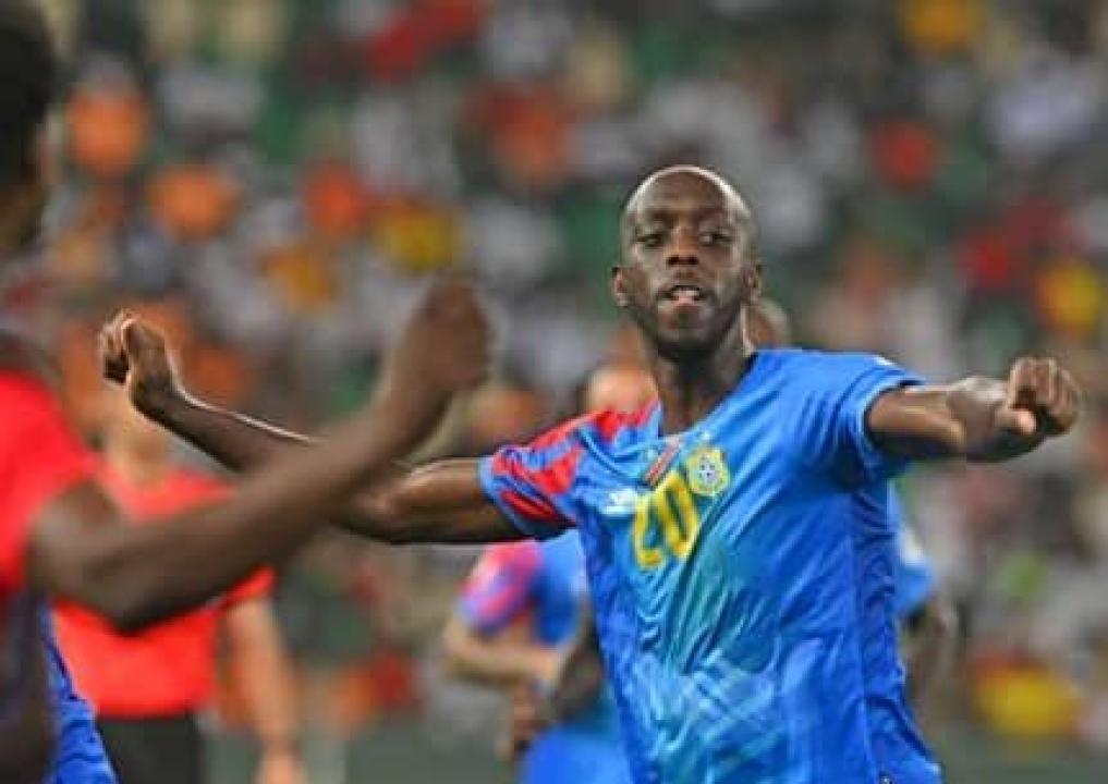 Yoane Wissa en pleine célébration d'un but sous les couleurs de la RDC. [Photo d'illustration]