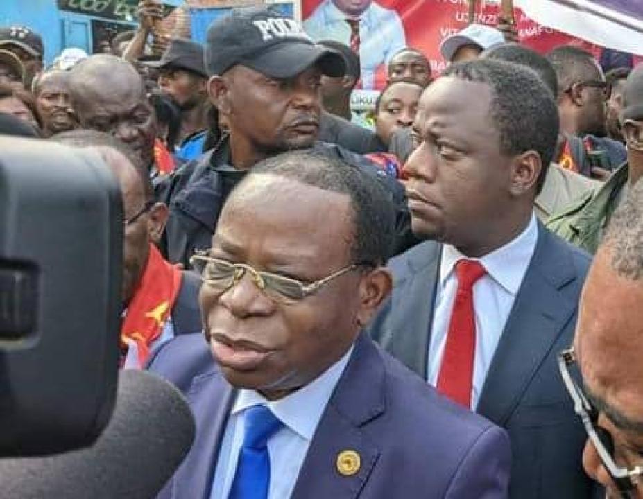 Modeste Bahati Lukwebo  lors de la campagne. [Photo d'illustration]