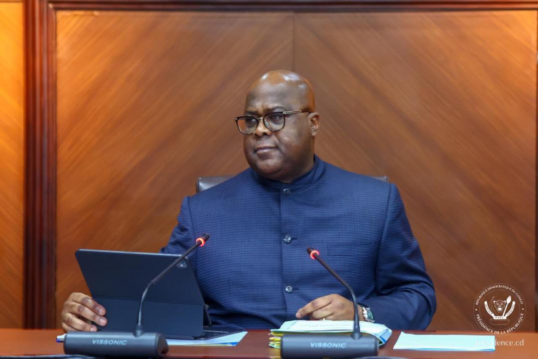 Le chef de l'État Félix Tshisekedi