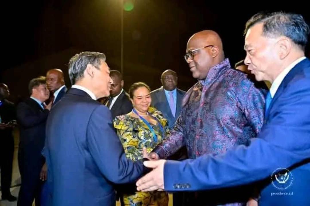 Arrivé à Beijing, en Chine, Félix Antoine Tshisekedi reçu par des officiels chinois
