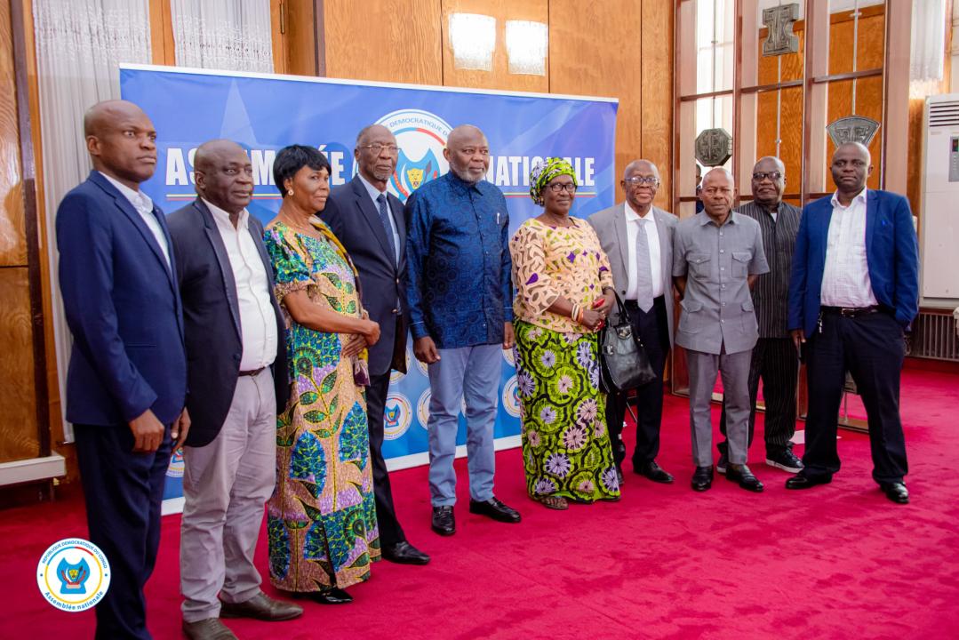 Les retraités de la sucrerie de Kiliba reçus par le président de l'assemblée nationale Vital Kamerhe