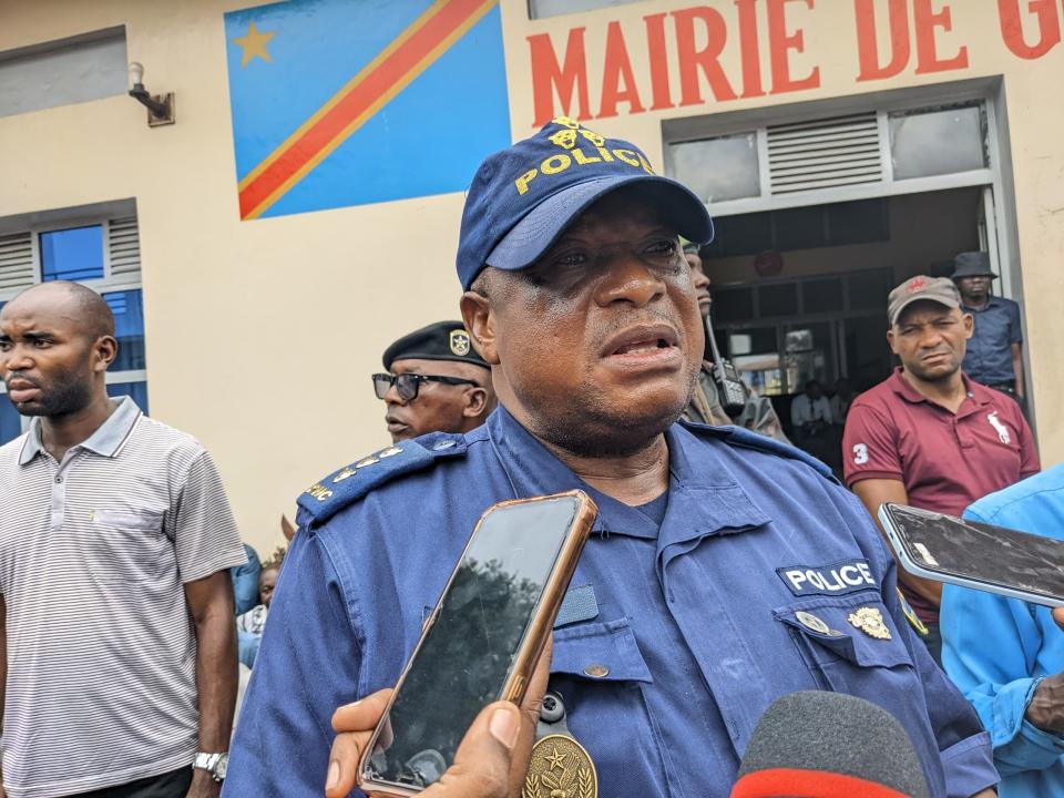 Le maire de la ville de Goma, le commissaire supérieur principal Kapend Kamand [photo d'illustration]