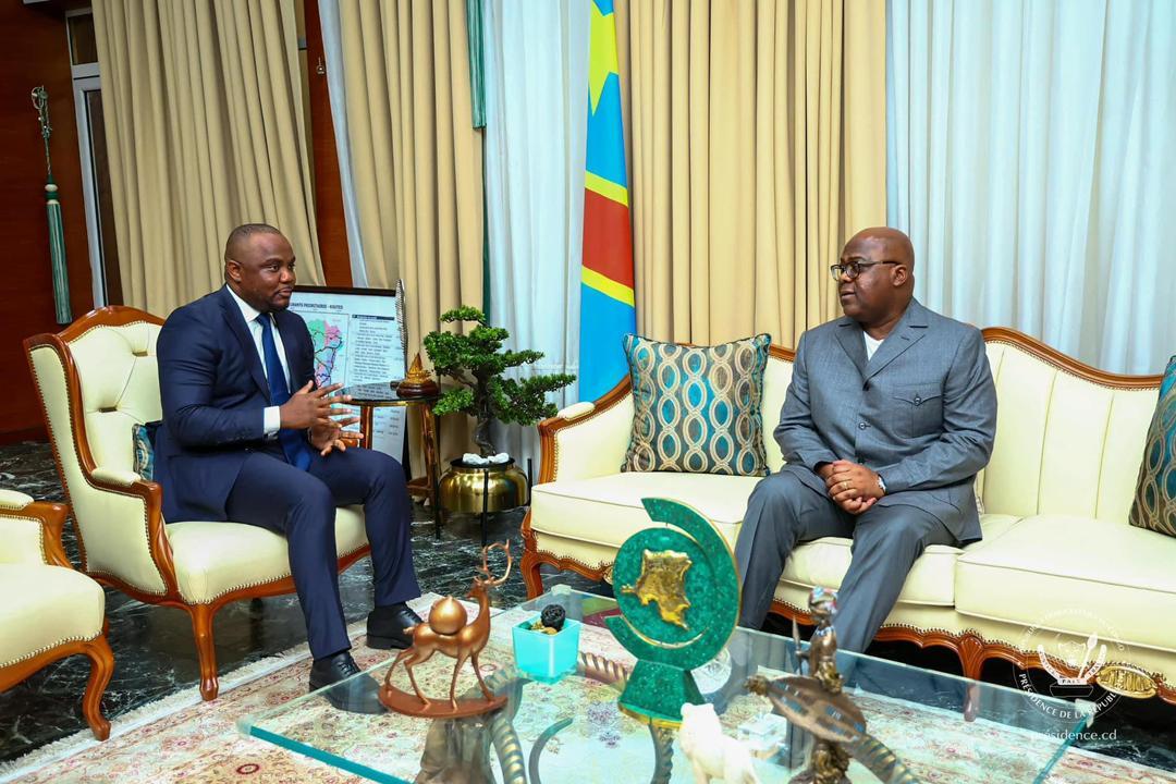 Le président du CSAC reçu par le Président de la République Félix Tshisekedi 