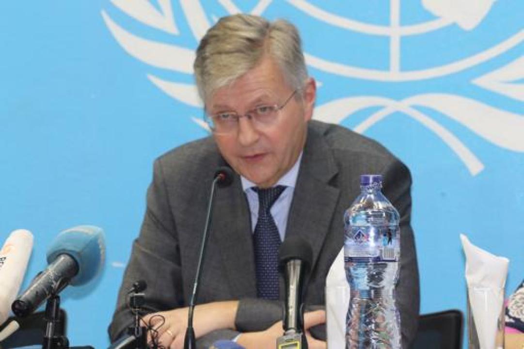 Jean-Pierre Lacroix, chef du département des opérations de maintien de la paix de l’ONU, lors d’une réunion avec la Monusco [ Photo d'illustration]