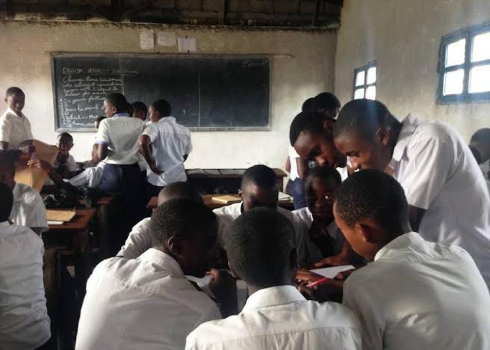 Les élèves dans la salle de cours [ Photo d'illustration]