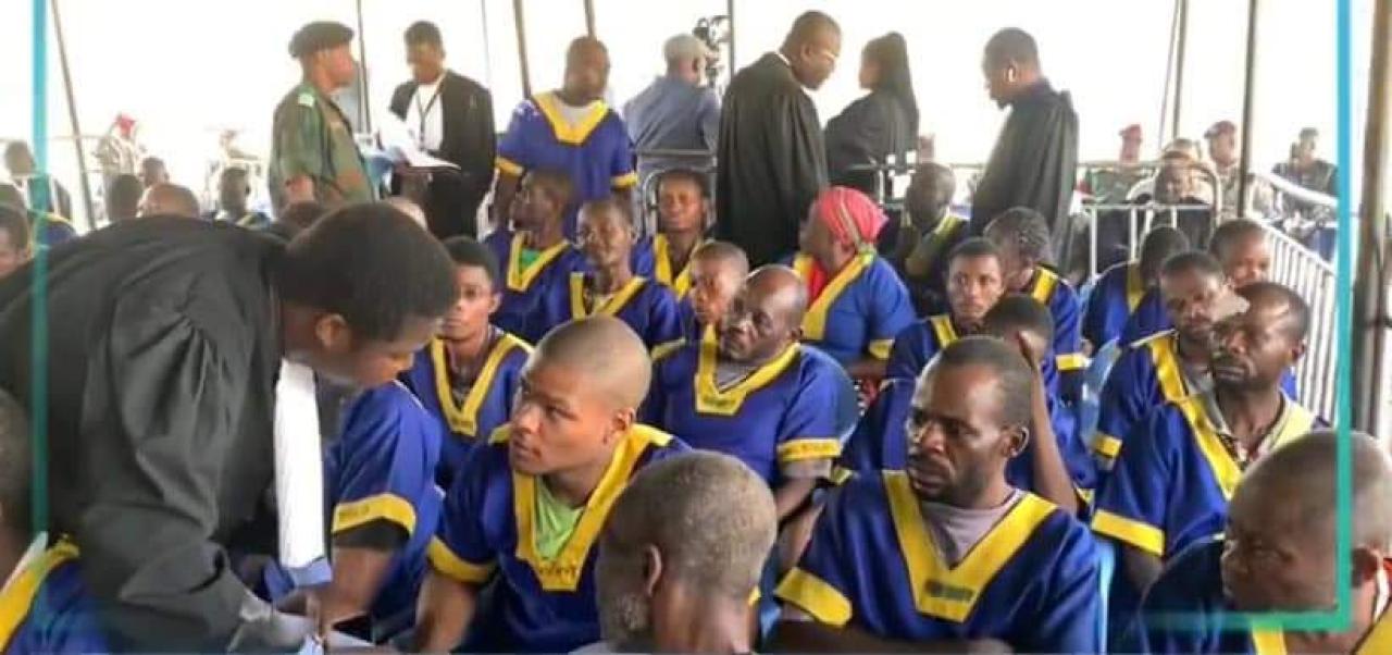 Quelques détenus lors du procès sur la tentative de coup d'état en RDC [ Photo d'illustration]