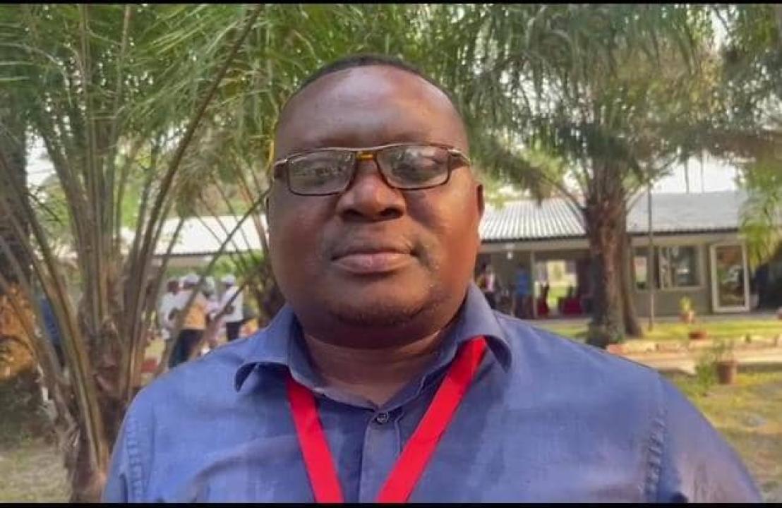 Freddy Noël Tshiyoyo, au Centre Nganda.
