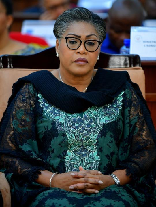 La Première ministre Judith Suminwa présidant la réunion du comité de conjoncture économique.