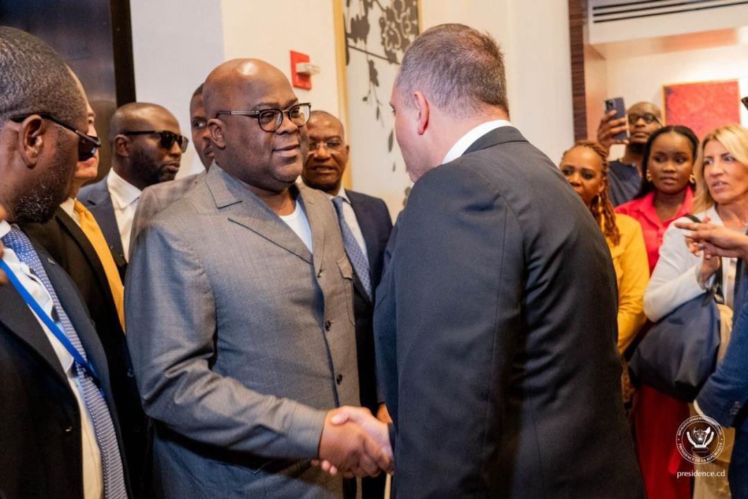 Arrivée du chef de l'État Félix Tshisekedi à New-York, aux USA, pour la 79ème session de l'Assemblée générale de chefs d'État et de gouvernement de l'ONU