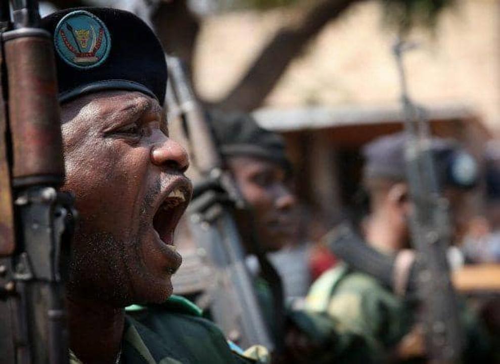Les FARDC lors d'un rassemblement à Kalemie. [Photo d'illustration]
