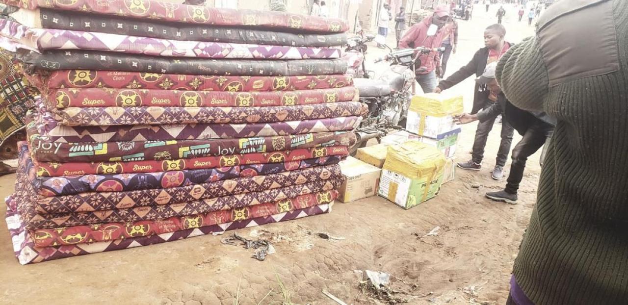 Les matelas et quelques produits pharmaceutiques aux hôpitaux de Vitsorovia