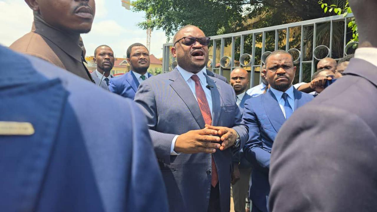 Le ministre des Finances, Doudou Fwamba Likunde