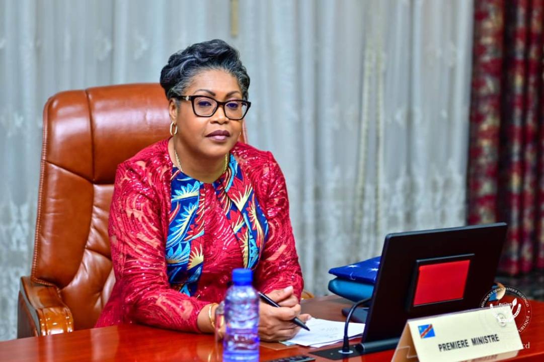 La Première ministre Judith Suminwa