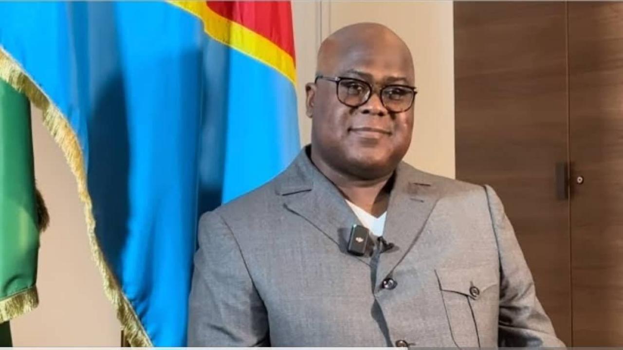 Le chef de l'État Félix Tshisekedi
