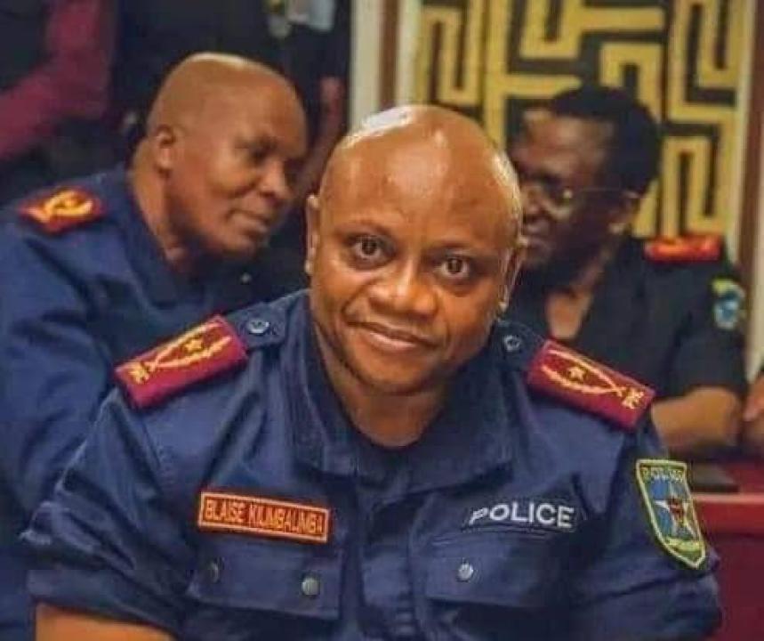 Le commandant de la police de Kinshasa Blaise Kilimbalimba