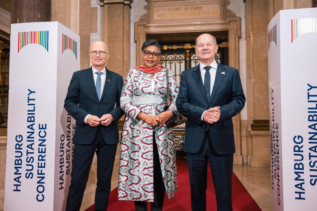 La Première Ministre Judith Suminwa Tuluka participe à la conférence de Hambourg en Allemagne