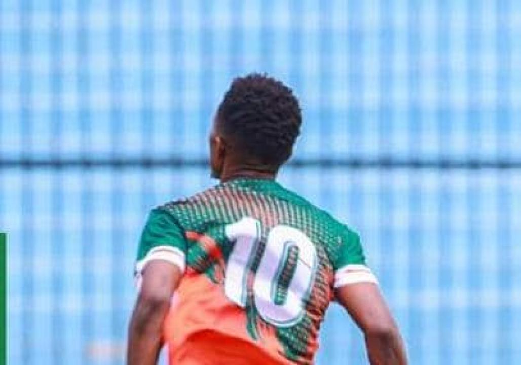 Bayila Yongo en pleine célébration d'un but. [Photo d'illustration]