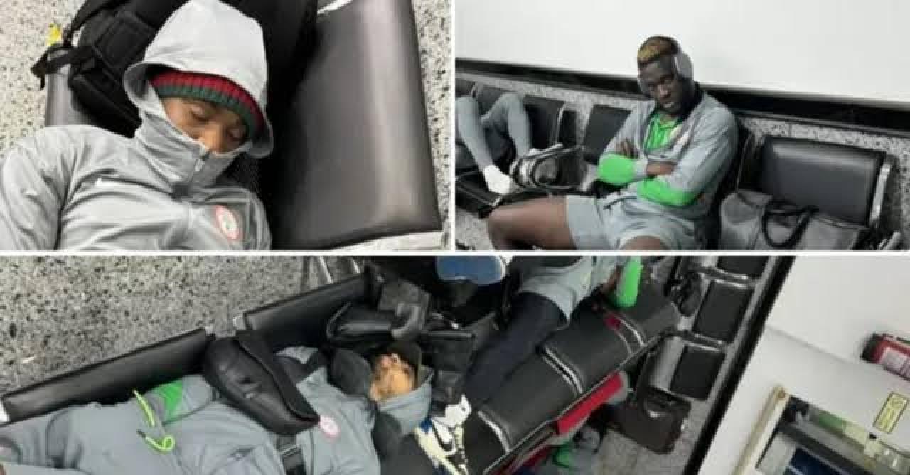 Les joueurs nigérians retenus dans un aeroport abandonné en Libye.