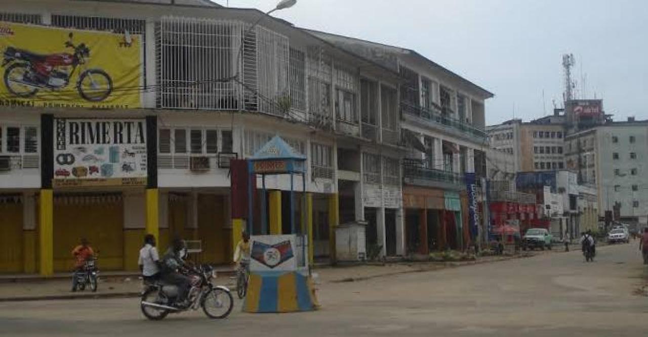 Le Rond-Point MAELE, dans la Commune de Makiso, à Kisangani.