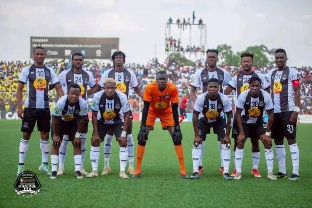 L'équipe du Tout puissant Mazembe dans une photo d'avant match