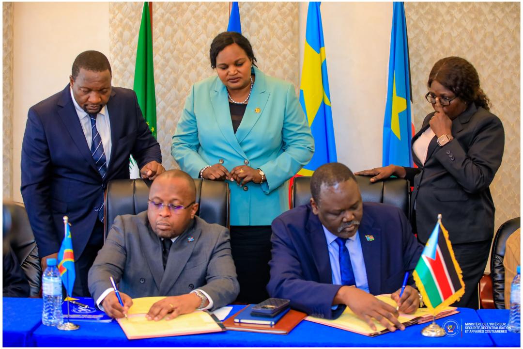 Le VPM Shabani et ministre des affaires étrangères Sud-soudanais